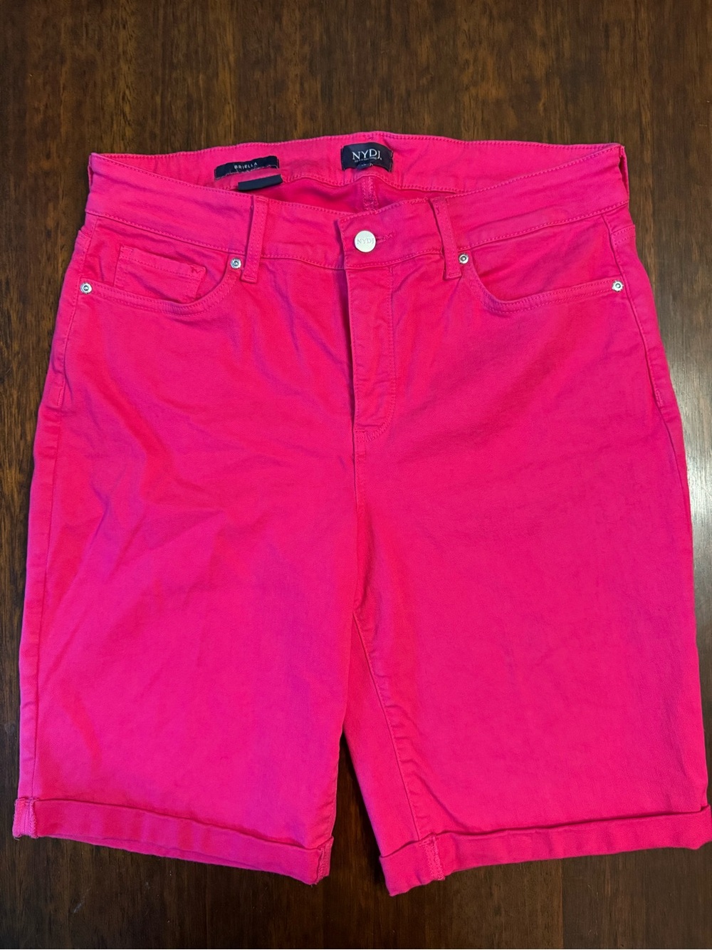 NYDJ Briella Pink Women’s Bermuda Shorts
